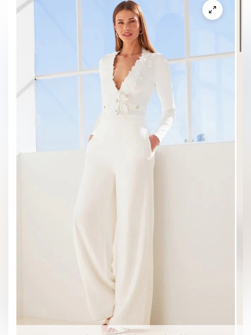 New Generation Love Magda crepe Wide-Leg pants. Size 4.
